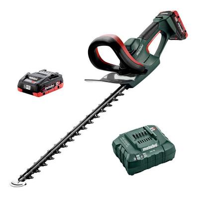METABO  - Taille-haies &agrave; batterie 18V 2 x 4 Ah Li-Ion coupe 53 cm - AHS 18-55 V