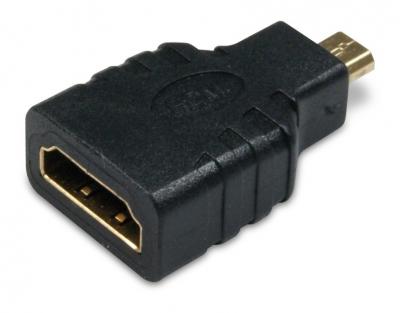 METRONIC  - Adaptateur micro hdmi m&acirc;le/HDMI fem. - Noir