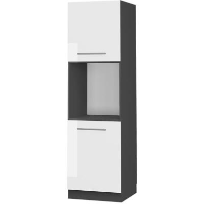 VICCO  meuble pour four, blanc haute brillance, 60cm ouvert 