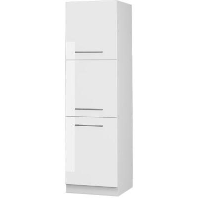 VICCO Meuble pour four Fame-Line, Blanc Haute brillance, 60 cm, 