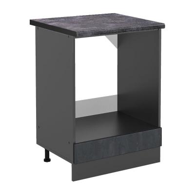 VICCO  meuble pour four r-line, b&eacute;ton noiranthracite, 60 cm pt anthracite 