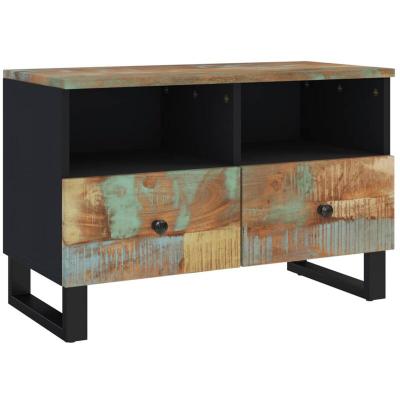 VIDAXL  - Meuble tv 70x33x46 cm Bois massif de r&eacute;cup&eacute;ration
