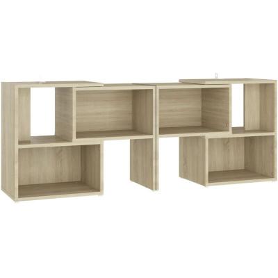 VIDAXL  meuble tv ch&ecirc;ne sonoma 104x30x52 cm agglom&eacute;r&eacute;