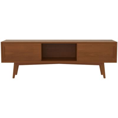 RENDEZ VOUS DECO Meuble TV en bois de teck massif 150 cm