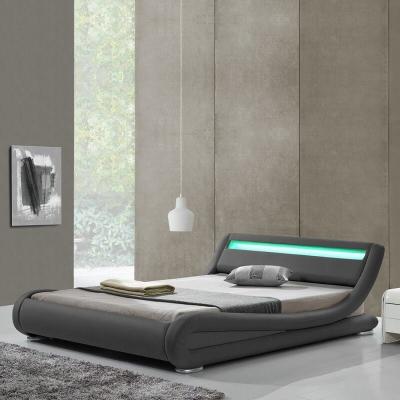 Lit design LED Julia - Couleurs - Gris, Tailles - 160x200