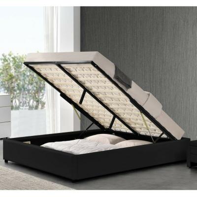 MEUBLER DESIGN Sommier coffre de rangement Room - 140x190 - Noir