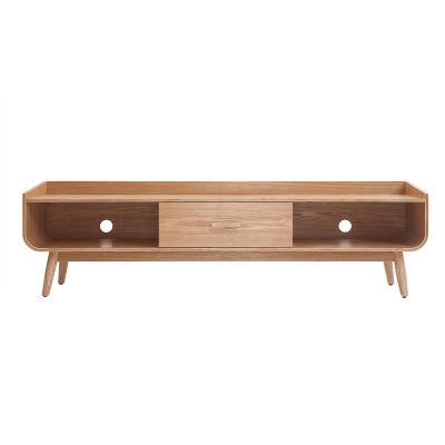 MILIBOO  - Meuble tv scandinave en bois clair L180 cm hallen - Fr&ecirc;ne