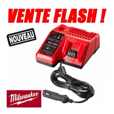 MILWAUKEE  Cargador de coche M12 y M18 - Li-Ion 4932459205 Multicolore