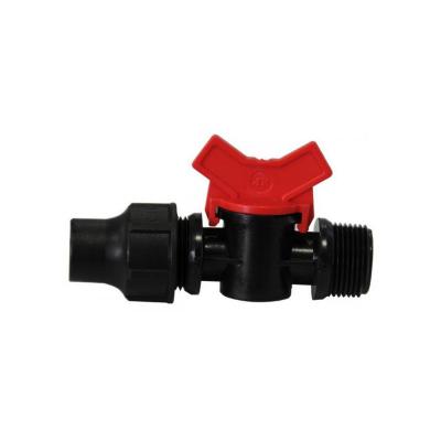 EZFITT  - Mini vanne Filet&eacute;e 3/4''- Raccord tube basse densit&eacute; 20mm