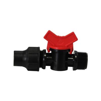 EZFITT  - Mini vanne Filet&eacute;e 3/4''- Raccord tube basse densit&eacute; 16mm