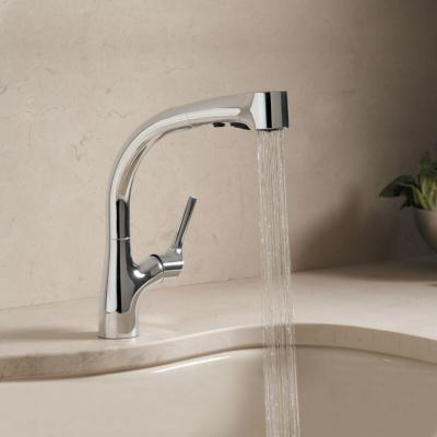 JACOB DELAFON  Mitigeur &eacute;vier elate &agrave; douchette. chrom&eacute; r&eacute;f E13963CP