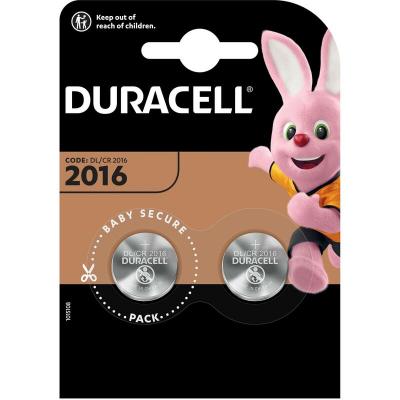 DURACELL  Piles Alcalines Cr2016n 2 Unit&eacute;s One Size Silver