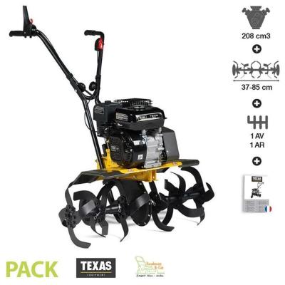 TEXAS Motobineuse thermique puissante 5,6cv 2 vitesses 3 largeurs de travail jusqu'&agrave; 85cm Lilli 534TG