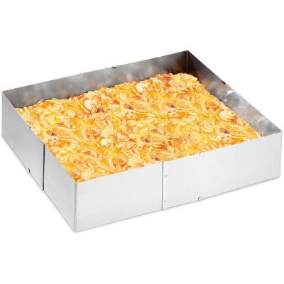 GEFU Cadre &agrave; g&acirc;teau extensible Uno en inox 