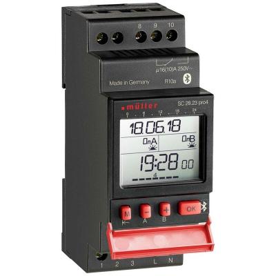 MAOELLER Programmateur horaire pour rail num&eacute;rique M&uuml;ller SC 28.23 pro 230 V/AC 16 A/250 V 1 pc(s)