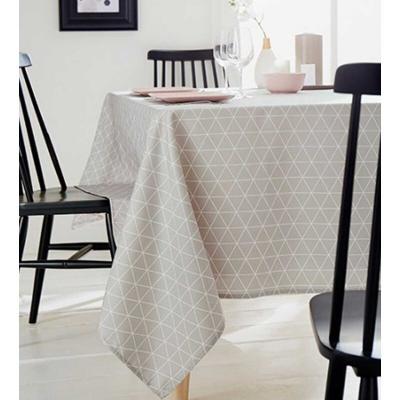 TRADILINGE Nappe rectangulaire "scandinave" polyester beige 150 x 300 cm