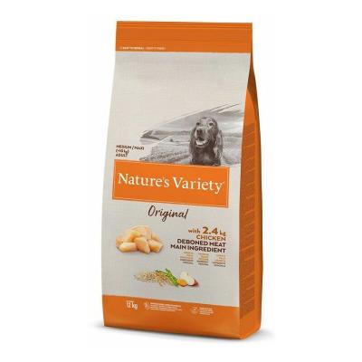 NATURE?S VARIETY True instinct - chien adulte medium maxi - original au poulet - 12 kg