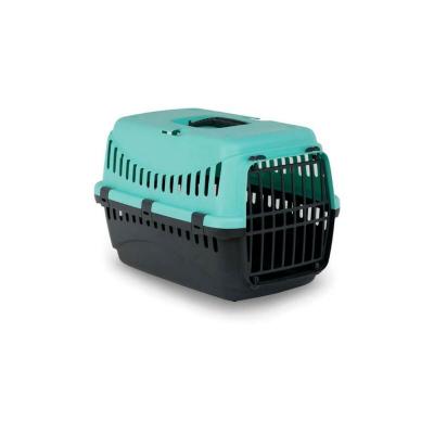 NAYECO  - Caisse de transport animaux de petite taille - bleue - 46x31x32cm