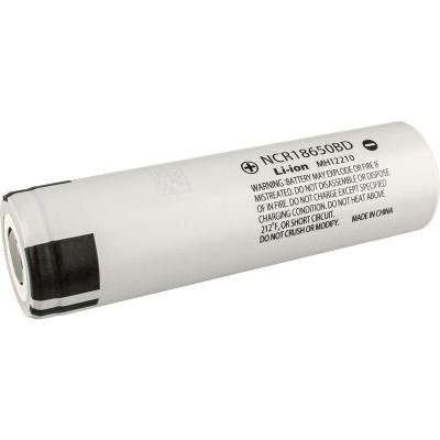  NCR18650BD Pile rechargeable sp&eacute;ciale 18650 &agrave; t&ecirc;te plate Li-Ion 3.6 v 3200 mAh - Panasonic