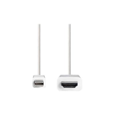 NEDIS  Cordon mini DisplayPort M&acirc;le vers HDMI m&acirc;le