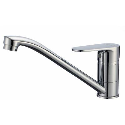 SANIVERRE NERO Robinet mitigeur d'&eacute;vier cuisine &agrave; bec long