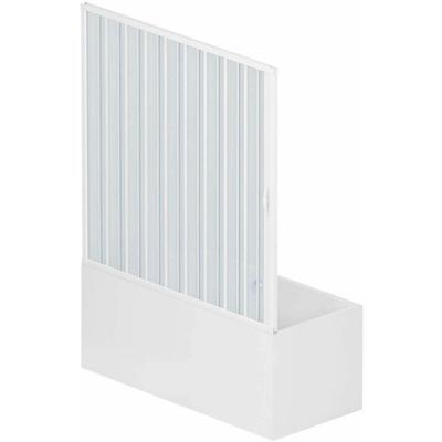Idralite - Pare-baignoire avec porte pliable en pvc h 150 mod. Nina 160cm ouverture lat&eacute;rale
