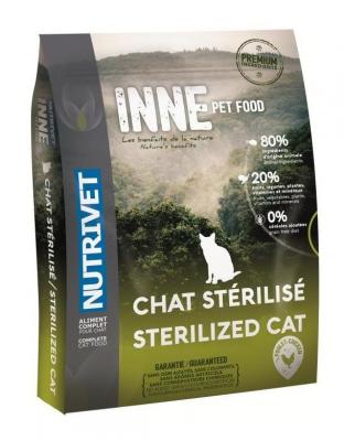 NUTRIVET  Croquettes Inne - Pour chat st&eacute;rilis&eacute; - 6 kg