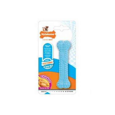 NYLABONE Jouet Os  Dental XS pour chiot - L 9,5 x l 3 x H 1,5 cm