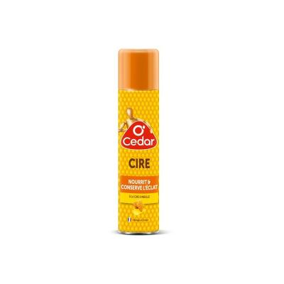 OCEDAR Cire a&eacute;rosol pour parquets O Cedar - Parfum cire d'abeille - 300 ml