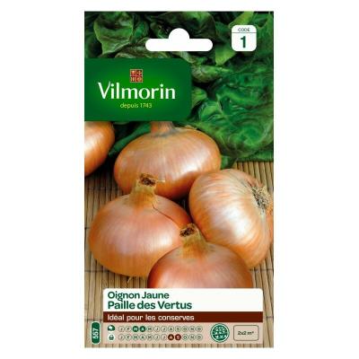 VILMORIN  - Sachet graines Oignon jaune Paille des Vertus