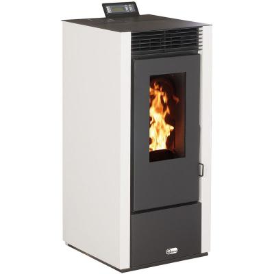 OPTIMO Po&ecirc;le &agrave; granul&eacute;s carr&eacute; &eacute;tanche ustica blanc 11kW - 