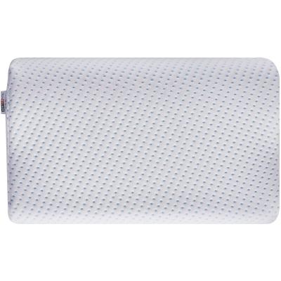 BELIANI Oreiller kangto haut m&eacute;moire de forme 30 x 50 cm blanc 244860