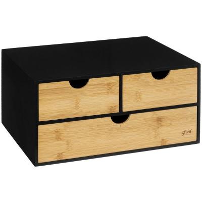 5FIVE SIMPLY SMART Five - Organiseur de Bureau Boite de Rangement 3 tiroirs mod&egrave;le Bava