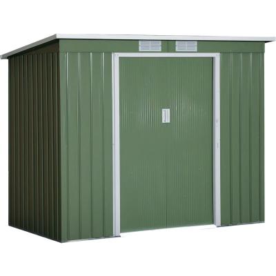 OUTSUNNY Abri de jardin - fondation in 213x130x173cm Vert