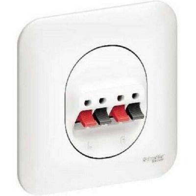 SCHNEIDER ELECTRIC Prise hp  Ovalis 2 Sorties + Plaque