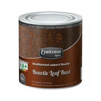 OWATROL Rev&ecirc;tement aspect rouille  REACTIV LEAF RUST 0.5 litre