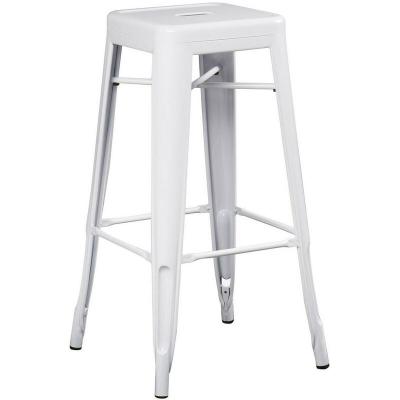 SKLUM Pack 2 tabourets hauts (76 cm) lix  Blanc - Blanc