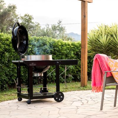 GENERIQUE Pack Barbecue &agrave; charbon Kettle PRO 57cm sur chariot + Housse
