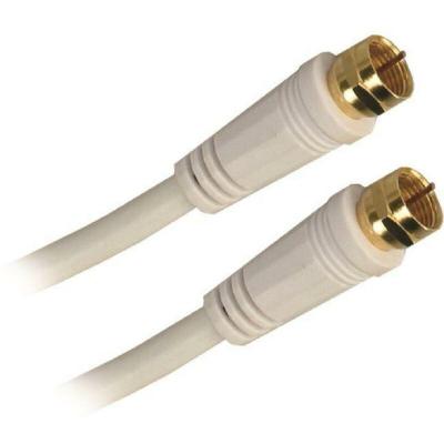 APM  - Kit de c&acirc;ble RF - 10 m - coaxial - blanc - rond