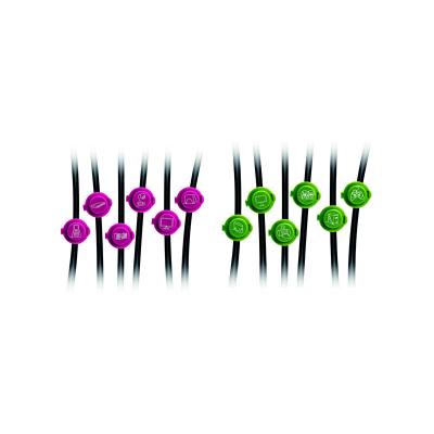 OTIO  - pack de 12 clips d'identification des c&acirc;bles 760003 - 760003