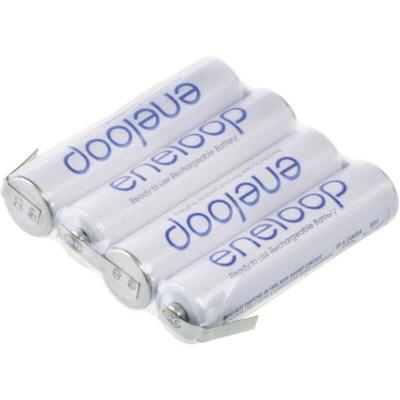 PANASONIC Pack de piles rechargeables 4x LR3 (AAA) NiMH 126872 4.8 V 750 mAh