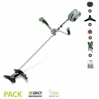 EGO POWER+ Pack d&eacute;broussailleuse &eacute;lectrique sans fil+ bc3800e batterie 56v chargeur et accessoires