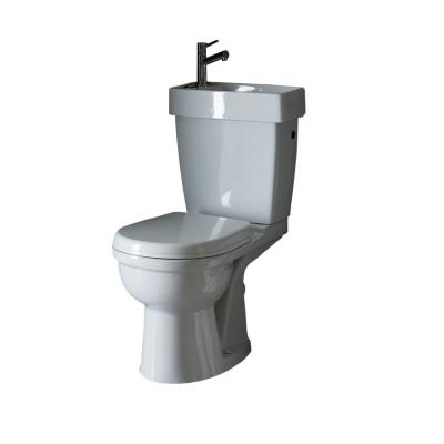 GODART Pack WC avec lave mains int&eacute;gr&eacute; gain de place Sortie Horizontale 