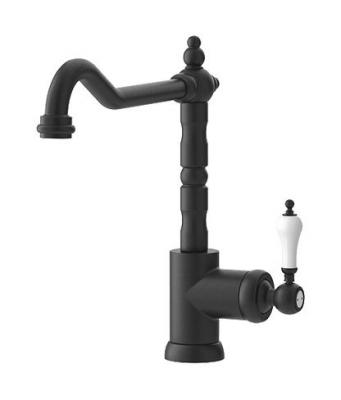 PAINI Robinet cuisine retro  Duomo PVD Noir mat bross&eacute;