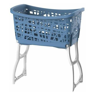 Panier &agrave; linge avec pieds verticaux - 44 l - coloris al&eacute;atoire