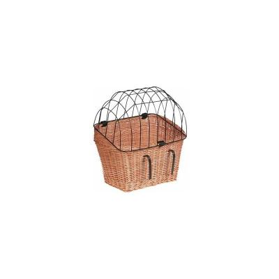 FLAMINGO  Panier de transport avant de v&eacute;lo pour chiens Osier 502658