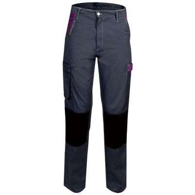FASHION SECURITE Pantalon de travail Fashion Securit&eacute; PEP'S gris/violet L 660004