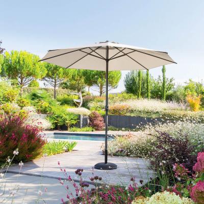HESPERIDE Parasol droit rectangulaire inclinable Loompa bl&eacute; 3m - Hesp&eacute;ride - Bl&eacute;