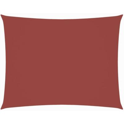 VIDAXL Parasol en tissu Oxford rectangulaire 2 x 4 m Ocre marron
