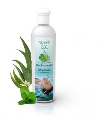CAMYLLE Parfum de Spa &agrave; base d'huiles essentielles d'Eucalyptus et Menthe 250 ml